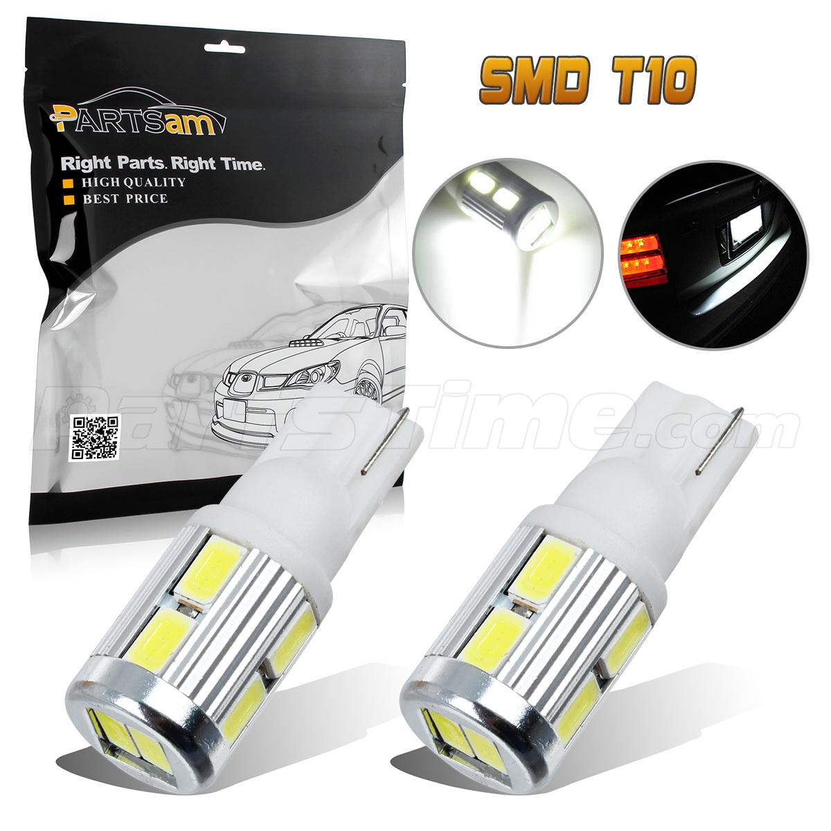 2x White High Mount 3rd Brake Stop Lights Super Bright Bulbs High Power LED eBay