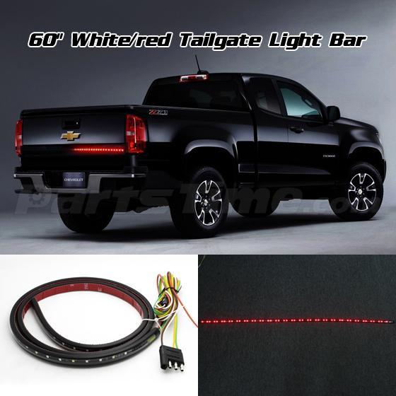 Red Led Light 60 U0026quot Bar Strip Truck Tailgate Rear Running