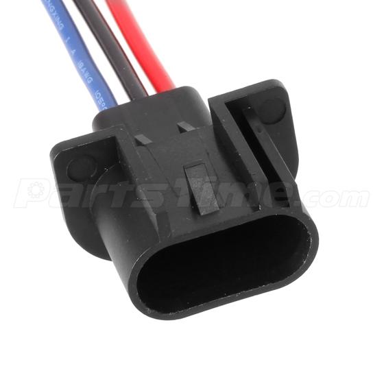 2x 9008 H13 Male Pre-wired Adapter Connector Plug Socket ... h11 led load resistor wiring harness 