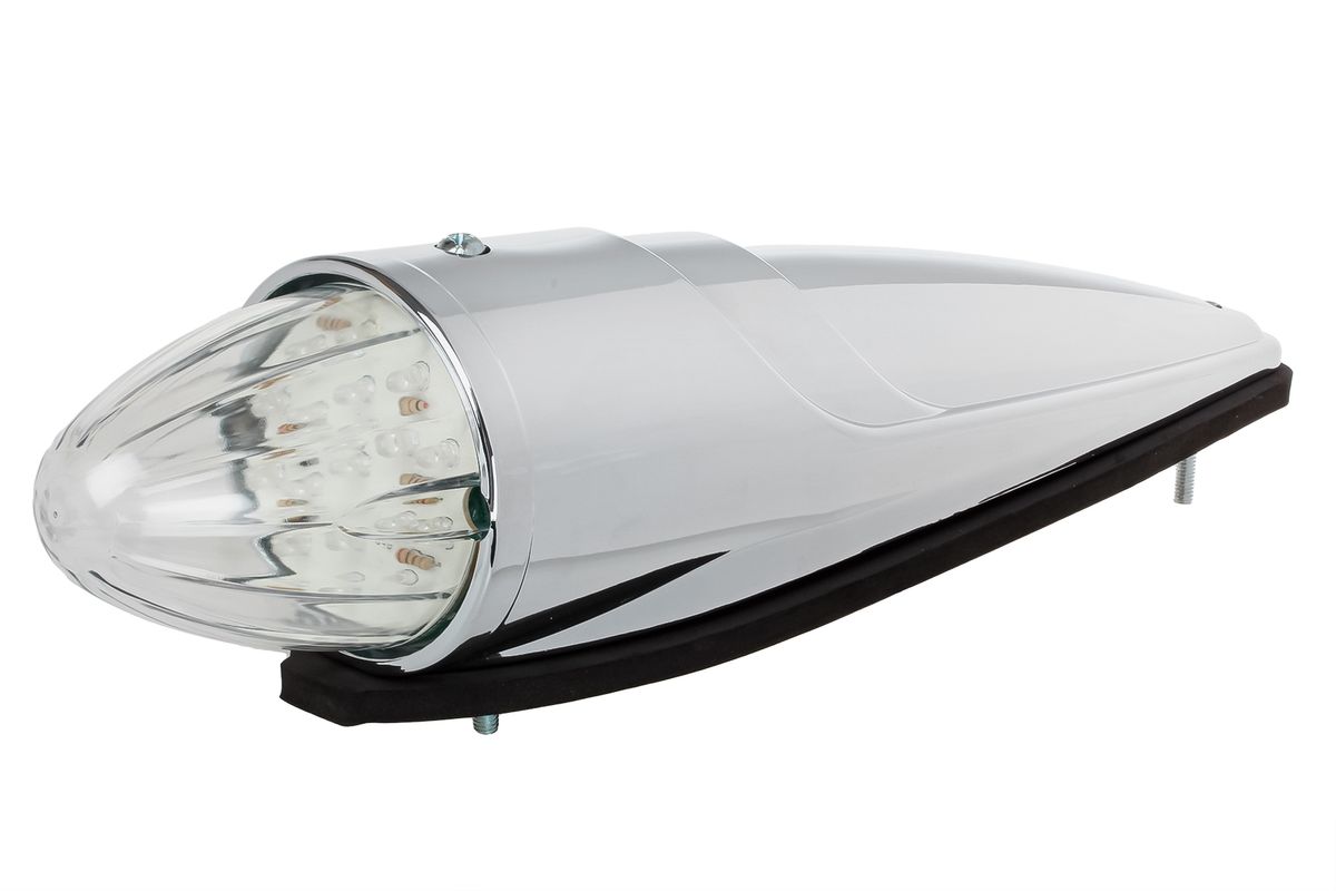 7xAmber 17LED Torpedo Cab Marker Roof Running Top Light For Peterbilt